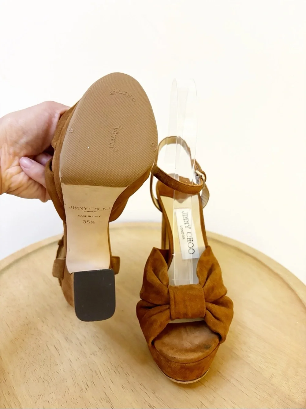 Jimmy Choo Heloise Platform Sandal Heels